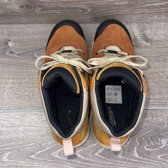 Danner Inquire Mid 5” Women’s Sz 10 Golden Oak SageBrush Vibram Hiking Boots - Picture 5 of 12